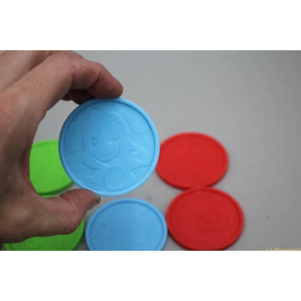 QTY:8 Fisher Price Laugh and Learn SMART STAGES Piggy Bank Replacement Coins